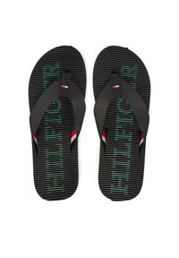 TOMMY HILFIGER - Japonki Tommy Hilfiger. Kolor: czarny