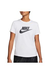 Koszulka damska Nike Sportswear Essentials DX7906-100 - biała. Kolor: biały. Materiał: bawełna, materiał. Długość rękawa: krótki rękaw. Długość: krótkie #1