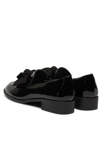 DeeZee Loafersy SQ873-1 Czarny. Kolor: czarny. Materiał: skóra #6