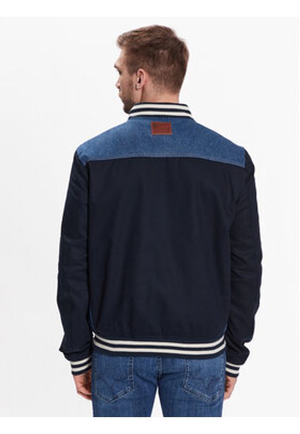 Pepe Jeans Kurtka jeansowa Unity PM402714 Niebieski Regular Fit. Kolor: niebieski. Materiał: bawełna