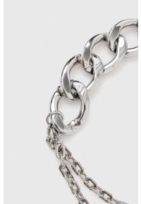 Patrizia Pepe pasek damski kolor srebrny. Kolor: srebrny #3