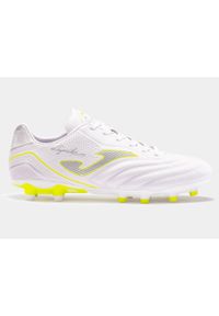Joma - Buty piłkarskie Męskie Korki AGUS2402FG treningowe do piłki nożnej FG. Kolor: biały. Sport: piłka nożna