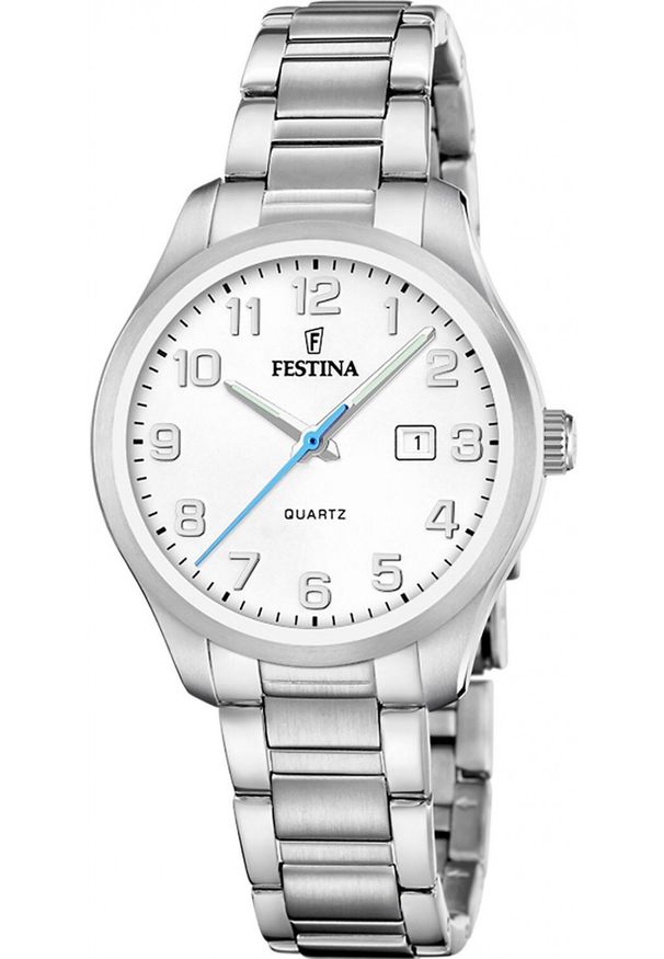 Zegarek damski Festina F20737-1 srebrny. Kolor: srebrny