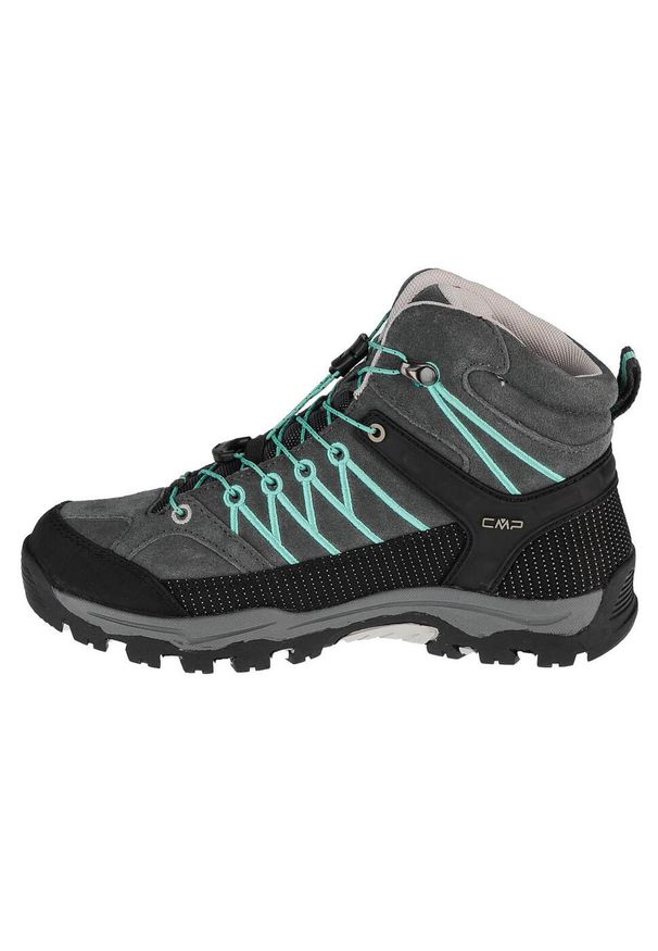 Buty trekkingowe dziewczęce, CMP Rigel Mid Kids. Kolor: szary