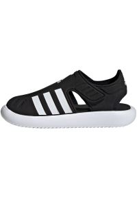 Adidas - Sandały adidas Closed-Toe Summer Water GW0384 czarne. Zapięcie: pasek. Kolor: czarny. Wzór: paski. Sezon: lato #6