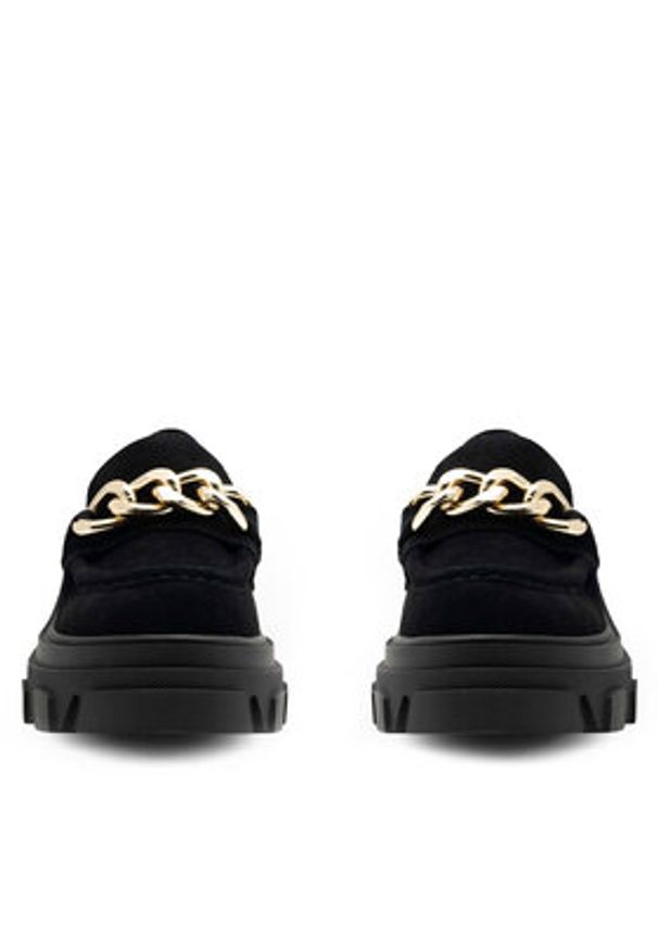 Badura Loafersy SOPHIA-01 Czarny. Kolor: czarny. Materiał: zamsz, skóra