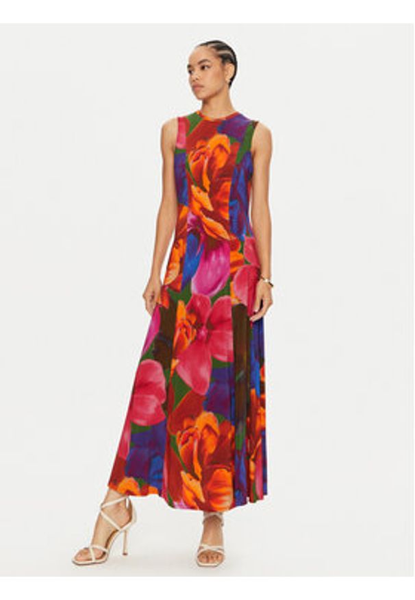 Ted Baker Sukienka letnia Bryneyy 275714 Kolorowy Regular Fit. Materiał: wiskoza. Wzór: kolorowy. Sezon: lato