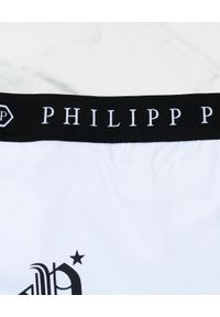 Philipp Plein - PHILIPP PLEIN - Białe bokserki z grafiką Tattoo. Kolor: biały. Materiał: guma, materiał. Wzór: aplikacja, kolorowy #3