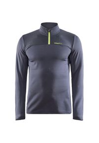 Koszulka treningowa męska Craft Core Gain Midlayer. Kolor: czarny. Długość rękawa: długi rękaw. Długość: długie
