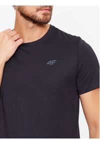 4f - 4F T-Shirt 4FAW23TTSHM0876 Niebieski Regular Fit. Kolor: niebieski. Materiał: bawełna #4