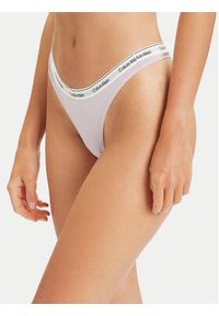 Calvin Klein Underwear Komplet 3 par stringów 000QD5209E Kolorowy. Materiał: bawełna. Wzór: kolorowy #3