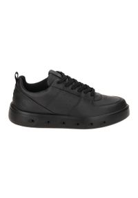 ecco - Buty do chodzenia damskie Ecco Sneaker Street 720. Zapięcie: sznurówki. Kolor: czarny. Materiał: materiał. Szerokość cholewki: normalna. Sport: turystyka piesza
