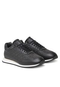Calvin Klein Sneakersy Runner Lace Up Mono Pu HW0HW02574 Czarny. Kolor: czarny. Materiał: skóra #4