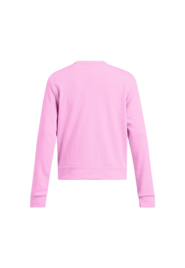 Damski sweatshirt Under Armour Rival Terry. Kolor: biały, różowy, wielokolorowy. Materiał: polar, materiał. Sezon: zima