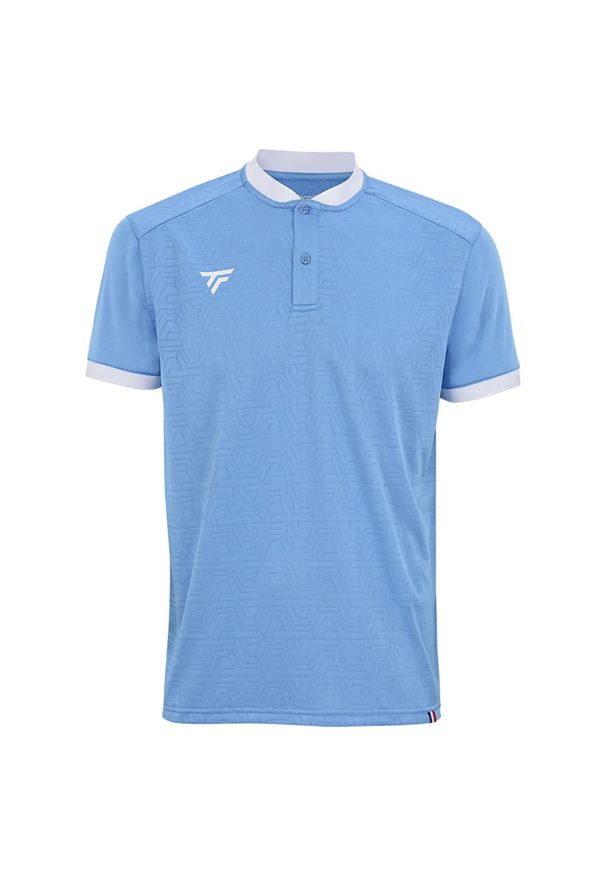 TECNIFIBRE - Polo Tecnifibre Team Mesh. Typ kołnierza: polo. Kolor: niebieski. Materiał: poliester, mesh. Sport: tenis