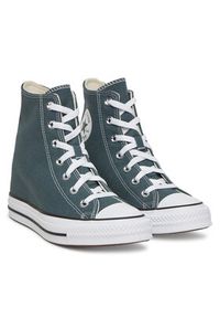 Converse Trampki Chuck Taylor All Star Wedge A13841C Zielony. Kolor: zielony. Materiał: materiał #3