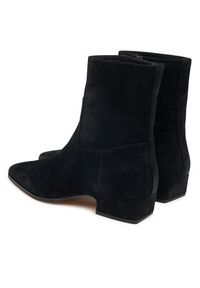 Nokwol Botki Dusty Czarny. Kolor: czarny. Materiał: skóra, zamsz #2