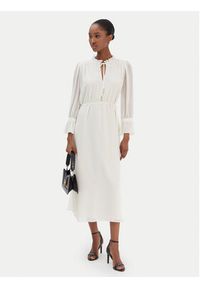 JOOP! Sukienka codzienna Dinah2 30100718 Écru Regular Fit. Okazja: na co dzień. Kolor: kremowy. Materiał: syntetyk. Typ sukienki: proste. Styl: casual #3