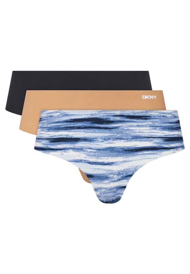 DKNY Komplet fig DK5028BP3 Kolorowy. Materiał: syntetyk. Wzór: kolorowy