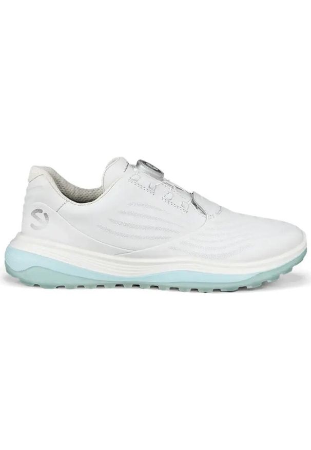 ecco - Buty golfowe boa damskie Ecco Lt1. Kolor: biały. Sport: golf