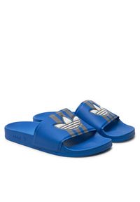 Adidas - adidas Klapki Adilette IG9267 Niebieski. Kolor: niebieski. Materiał: skóra #6