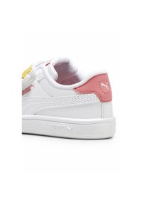 Puma - Sneakersy dla małych dzieci Smash 3.0 Badges PUMA White Passionfruit Pink. Kolor: biały, wielokolorowy, różowy