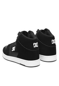 DC Shoes Sneakersy MANTECA 4 HI ADYS100743-BKW Czarny. Kolor: czarny. Materiał: skóra