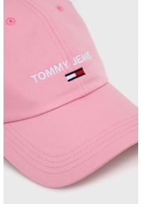 Tommy Jeans - Karl Lagerfeld figi (2-pack) kolor różowy z aplikacją. Kolor: różowy. Materiał: bawełna. Wzór: aplikacja