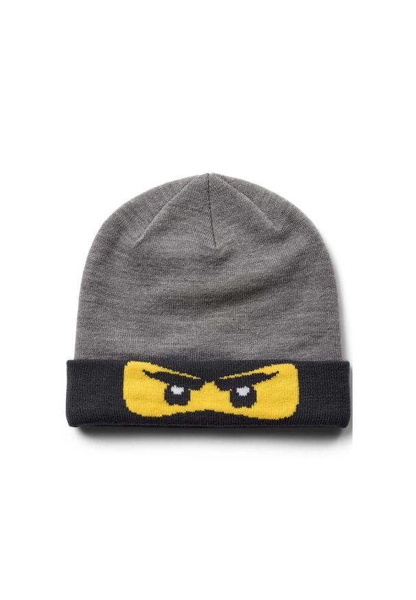 Czapka LEGO ANTONY 710 Czarna. Kolor: czarny