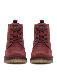 Lasocki Trzewiki CEO-WI16-GIRO-08 Bordowy. Kolor: czerwony. Materiał: zamsz, skóra #2