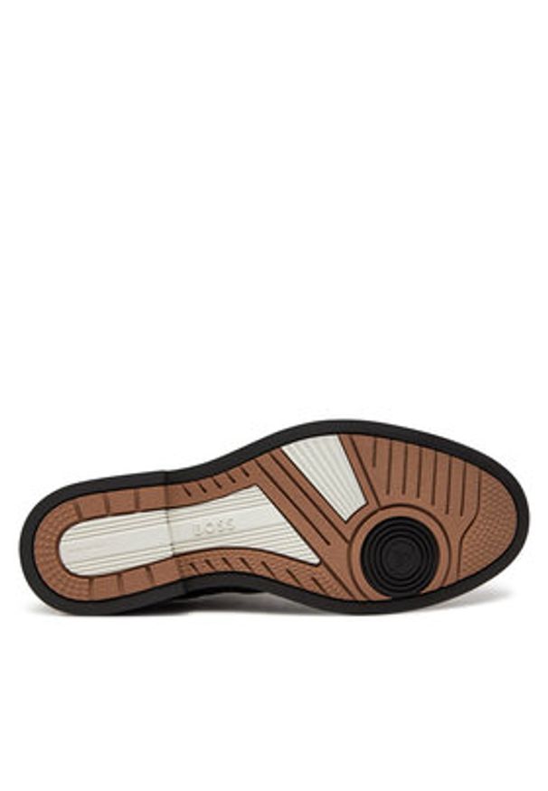 BOSS - Boss Półbuty Dressletic Derb bubr 50521227 Czarny. Kolor: czarny. Materiał: skóra