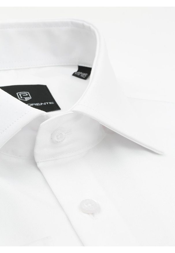 Pako Lorente - PAKO LORENTE – Koszula męska biała KOAN P000B-1X-575-B. Kolor: biały. Materiał: bawełna. Długość rękawa: długi rękaw. Długość: długie. Wzór: gładki. Styl: elegancki