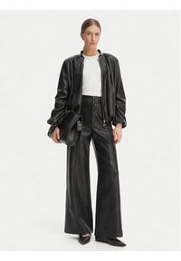 Rinascimento Kurtka z imitacji skóry CFC0127530003 Czarny Relaxed Fit. Kolor: czarny. Materiał: skóra #6