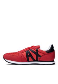 Sneakersy męskie czerwone Armani Exchange XUX017 XCC68 K667. Kolor: czerwony #5