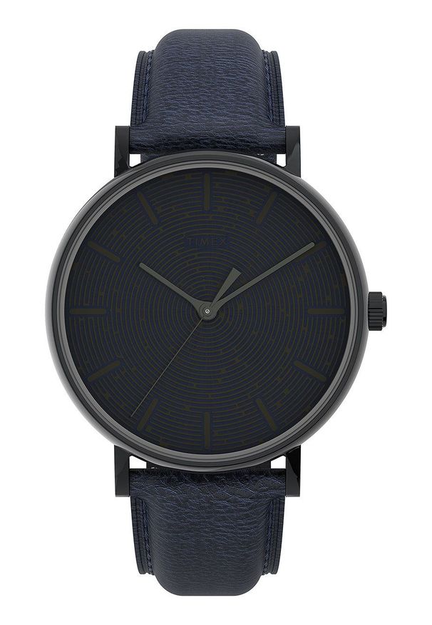 Timex zegarek TW2U89100 Fairfield męski kolor czarny. Kolor: czarny. Materiał: materiał, skóra