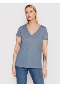 Vero Moda T-Shirt Spicy 10260455 Granatowy Relaxed Fit. Kolor: niebieski. Materiał: syntetyk