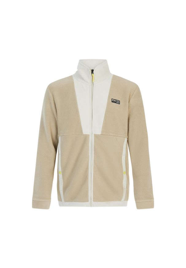 Polar pełny zamek Protest Calyx. Kolor: wielokolorowy, beżowy, brązowy. Materiał: polar. Sezon: zima. Sport: narciarstwo