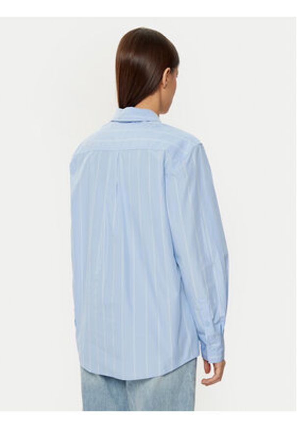 Calvin Klein Koszula K20K207670 Błękitny Regular Fit. Kolor: niebieski. Materiał: bawełna