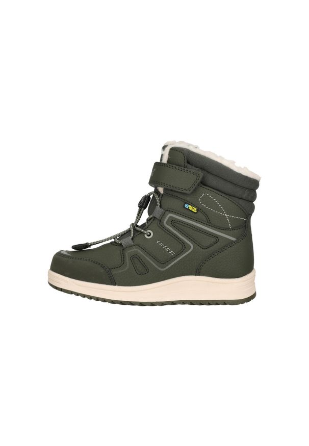 ZigZag - Dziecięce buty zimowe Zigzag Rincet. Zapięcie: rzepy. Kolor: zielony. Szerokość cholewki: normalna. Sezon: zima. Sport: turystyka piesza