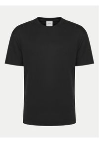 Calvin Klein T-Shirt K10K114167 Czarny Slim Fit. Kolor: czarny. Materiał: bawełna