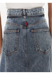 Hugo Spódnica jeansowa Getini 50519545 Niebieski Regular Fit. Kolor: niebieski. Materiał: bawełna