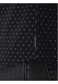 Armani Exchange Koszula XM000719 AF13206 FB064 Granatowy Regular Fit. Kolor: niebieski. Materiał: bawełna #3