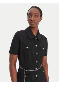 MICHAEL Michael Kors Sukienka koszulowa MR683BX667 Czarny Regular Fit. Kolor: czarny. Materiał: syntetyk. Typ sukienki: koszulowe #3