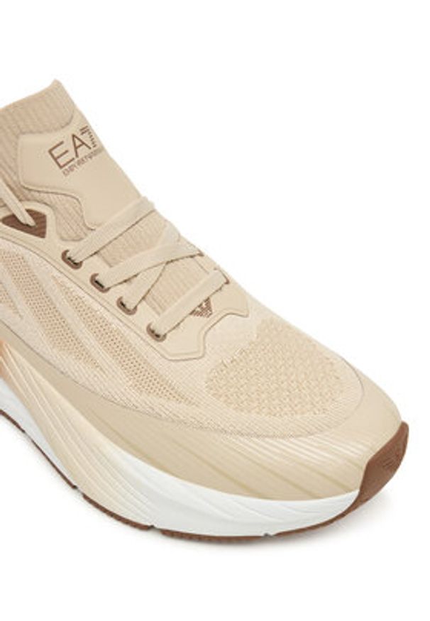 EA7 Emporio Armani Sneakersy 7X000343 AF18639 M1135 Beżowy. Kolor: beżowy. Materiał: materiał