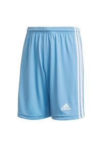 Adidas - Spodenki dla dzieci adidas Squadra 21 Short Youth. Kolor: niebieski, biały, wielokolorowy. Długość: krótkie. Styl: sportowy