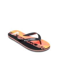 Quiksilver - Klapki Japonki dla Mężczyzn MOLOKAI ART 25. Kolor: różowy. Materiał: materiał, syntetyk, guma. Szerokość cholewki: normalna. Sport: pływanie #1