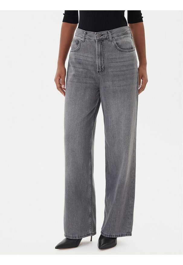 Liu Jo Jeansy UF5284 DS048 Szary Baggy Fit. Kolor: szary