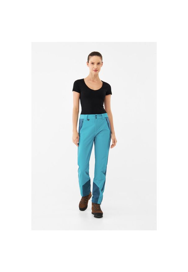 Spodnie skitourowe damskie Viking Triper. Kolor: niebieski. Sezon: zima. Sport: narciarstwo