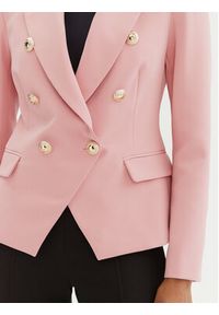 Rinascimento Marynarka CFC0122865003 Różowy Regular Fit. Kolor: różowy. Materiał: syntetyk #4