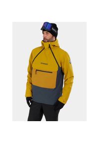 FUNDANGO - Anorak Męski Fundango Hydra ECO. Kolor: szary, wielokolorowy, żółty. Materiał: materiał. Sezon: zima. Sport: turystyka piesza